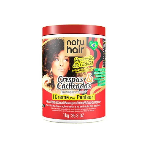 NatuHair Reparação dos Cachos Crespas & Cacheadas Creme de Pentear 1kg - Ilha dos cosméticos