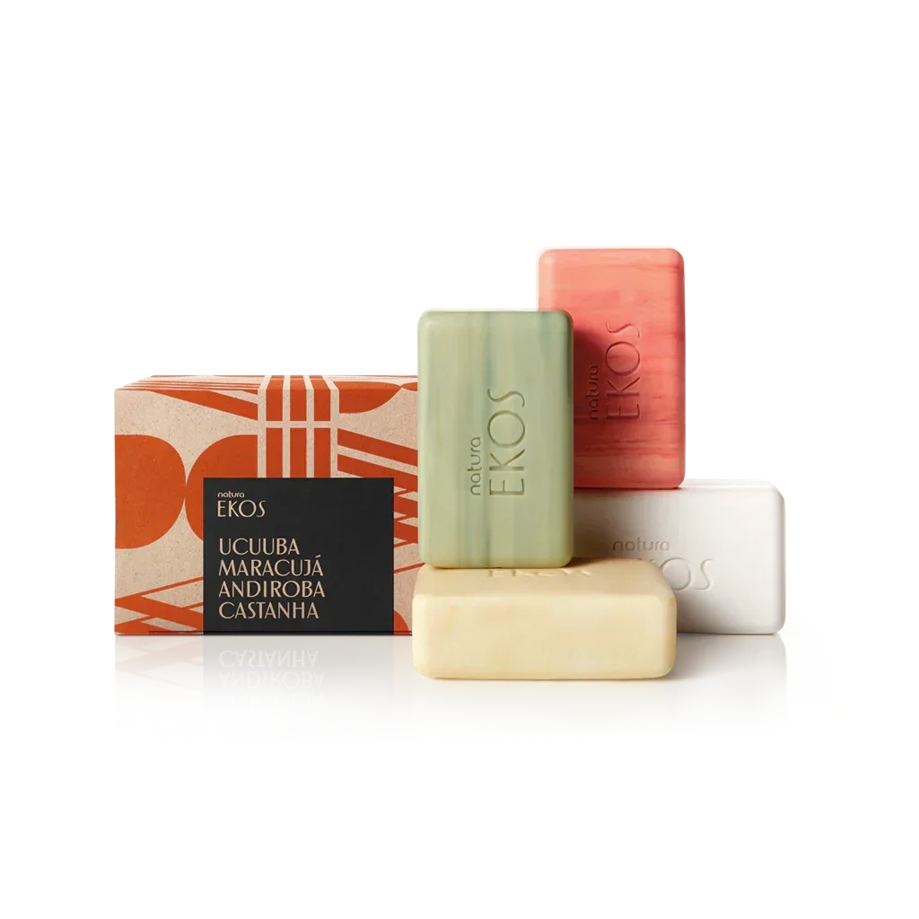 Natura Ekos Sabonete Cremoso Ucuuba Maracujá Andiroba e Castanha 4x100g - Ilha dos cosméticos