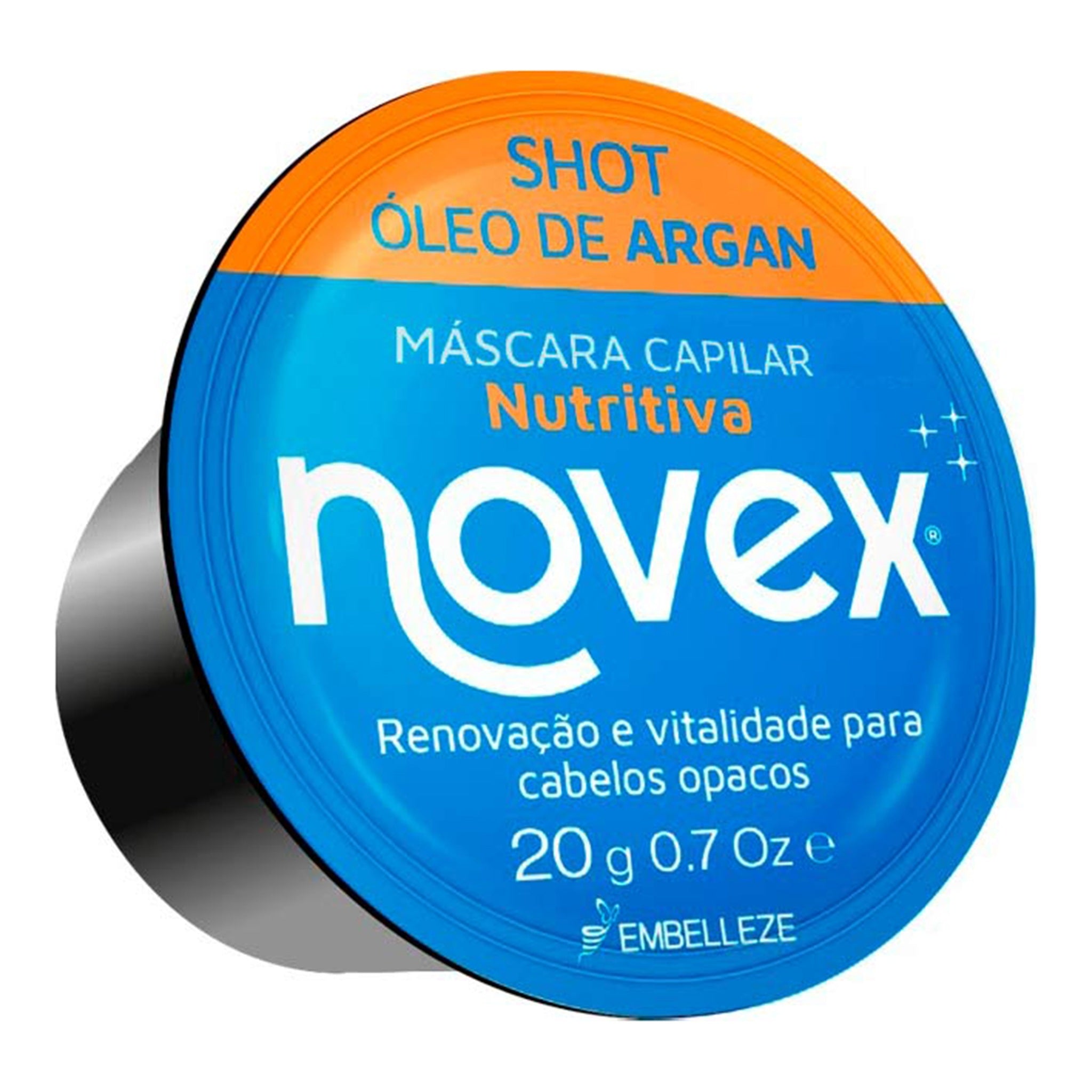 Novex Shot Óleo de Argan 20g, foto oficial da marca