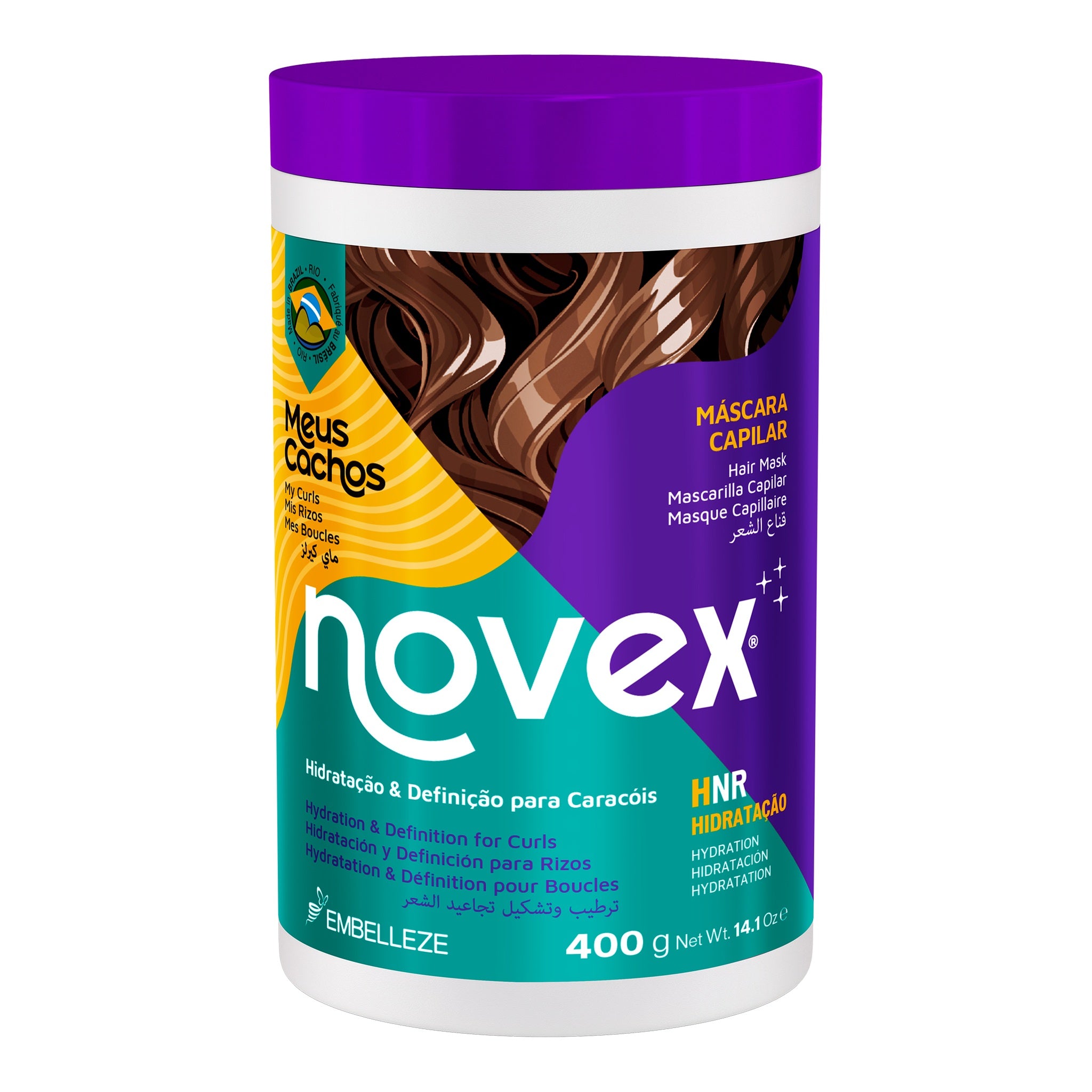 Novex Meus Cachos Máscara 400g, foto oficial da marca