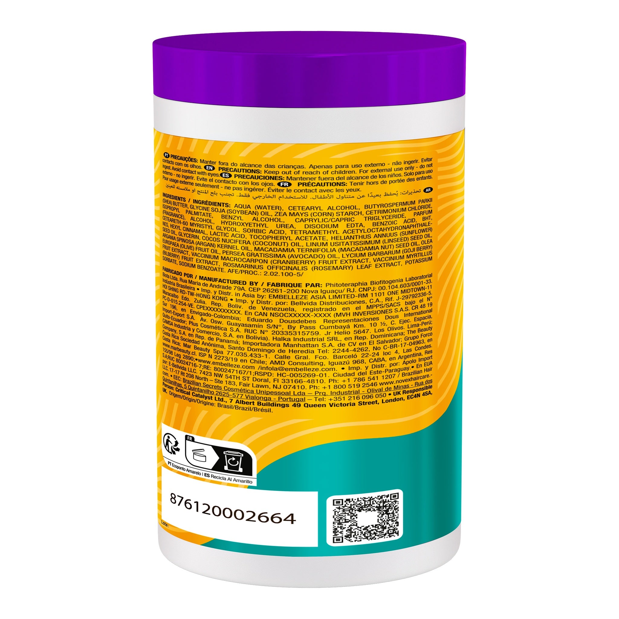 Novex Meus Cachos Máscara 1kg, foto oficial da marca