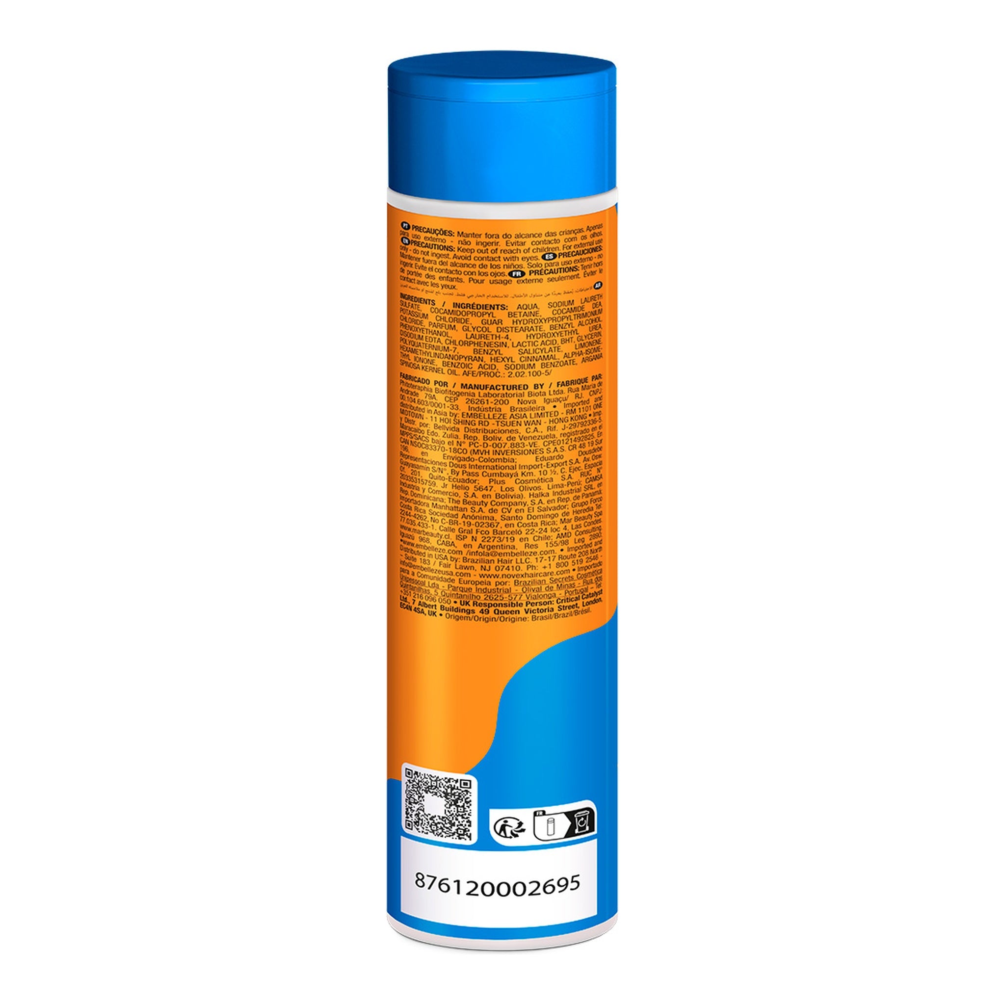 Novex Óleo de Argan Shampoo 300ml, foto oficial da marca