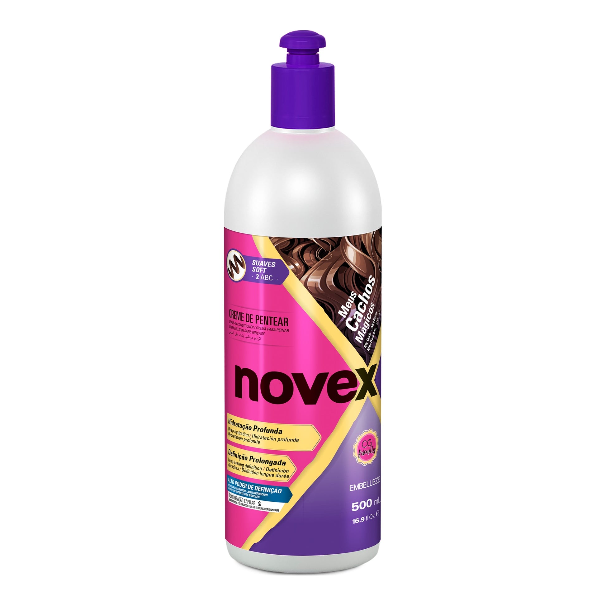 Novex Meus Cachos Naturais Suaves Creme de Pentear 500g, foto oficial da marca