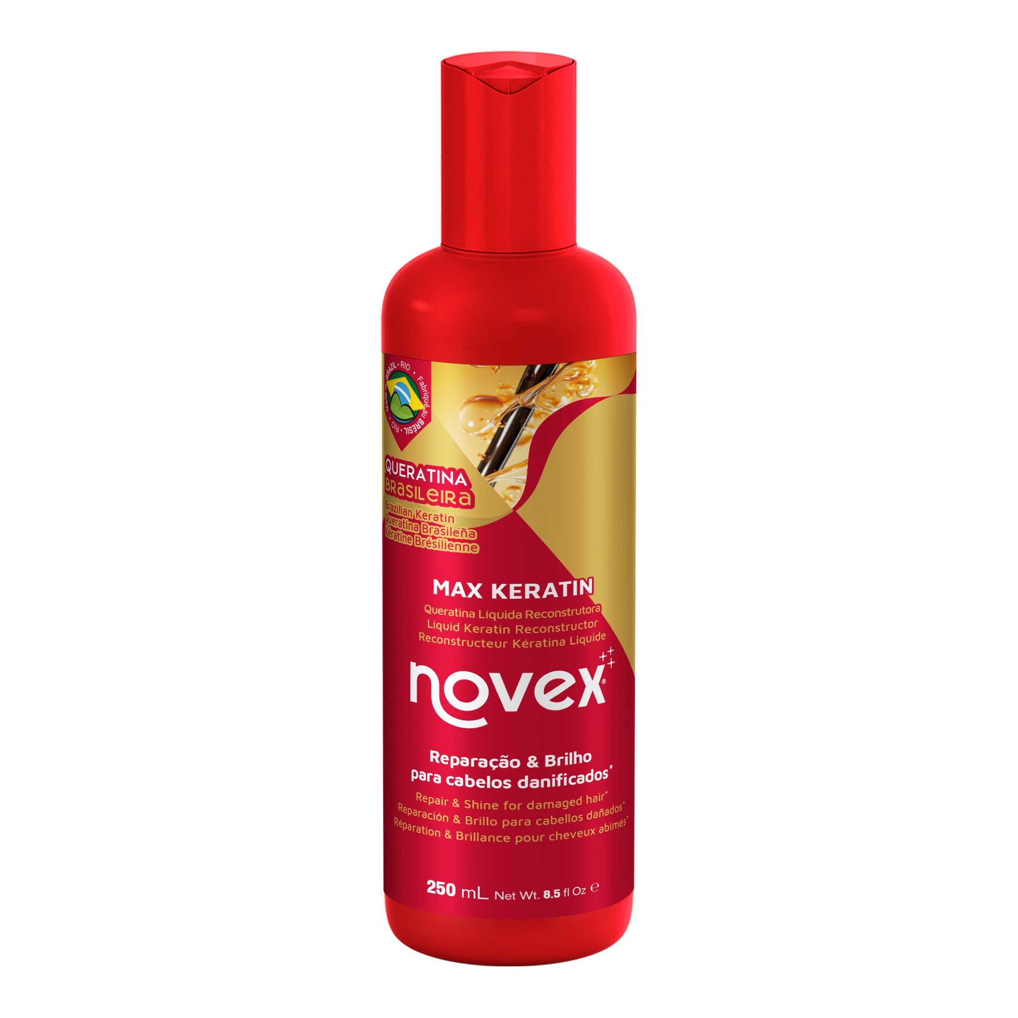 Novex Queratina Líquida 250ml, foto oficial da marca