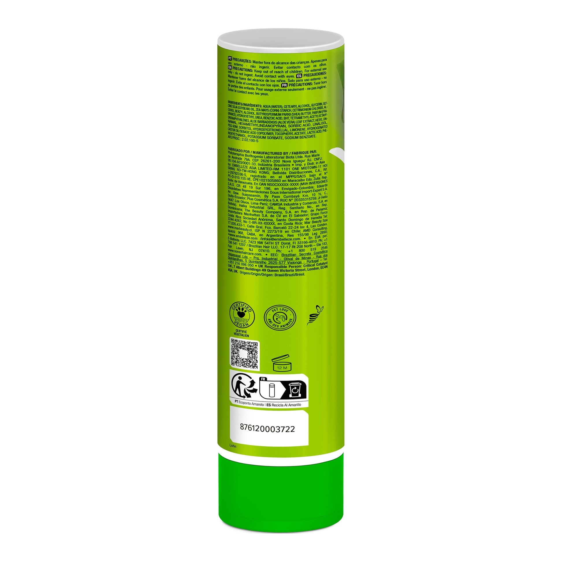 Novex Super Babosão Aloe Vera Condicionador 300ml, foto oficial da marca