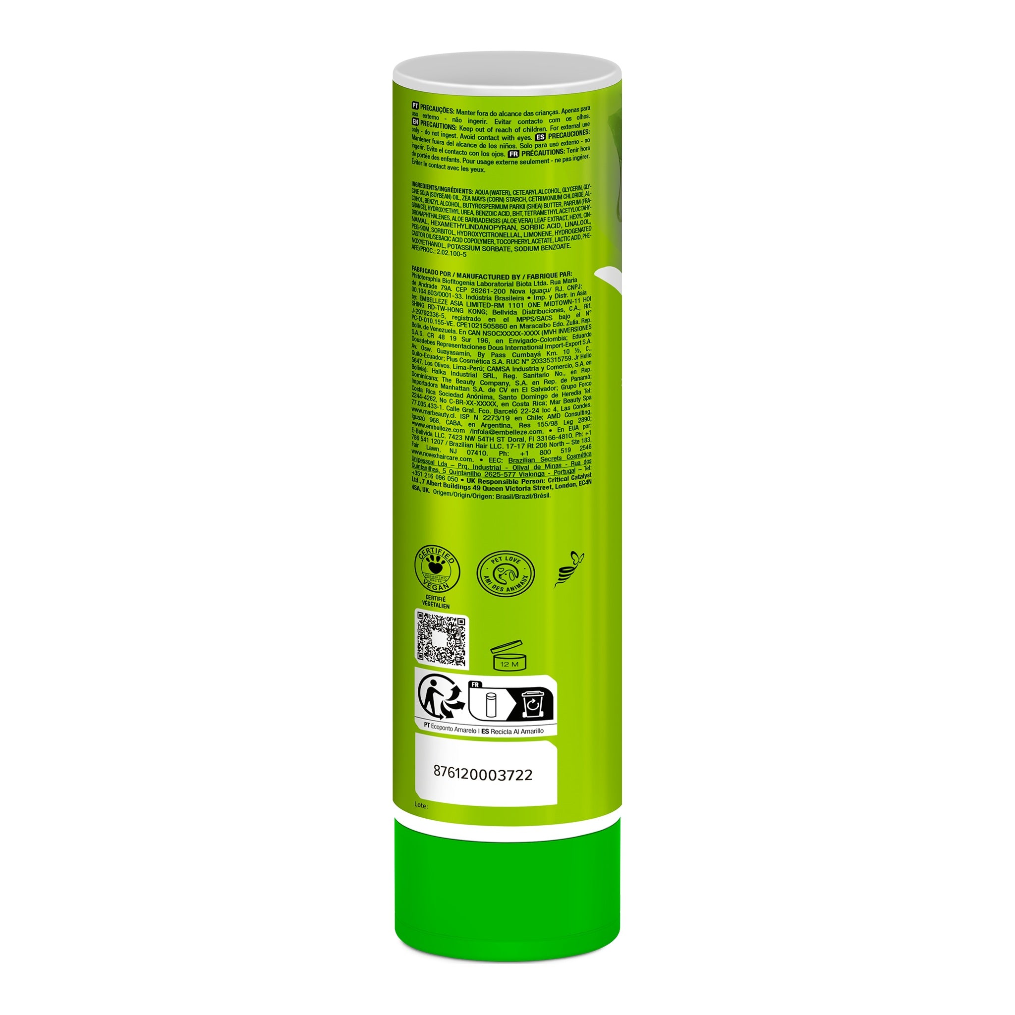 Novex Super Babosão Aloe Vera Condicionador 300ml, foto oficial da marca