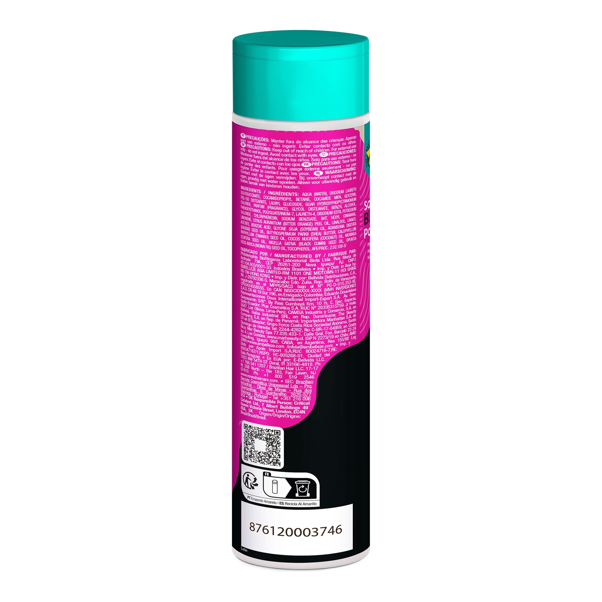 Novex Santo Black Poderoso Shampoo 300ml, foto oficial da marca