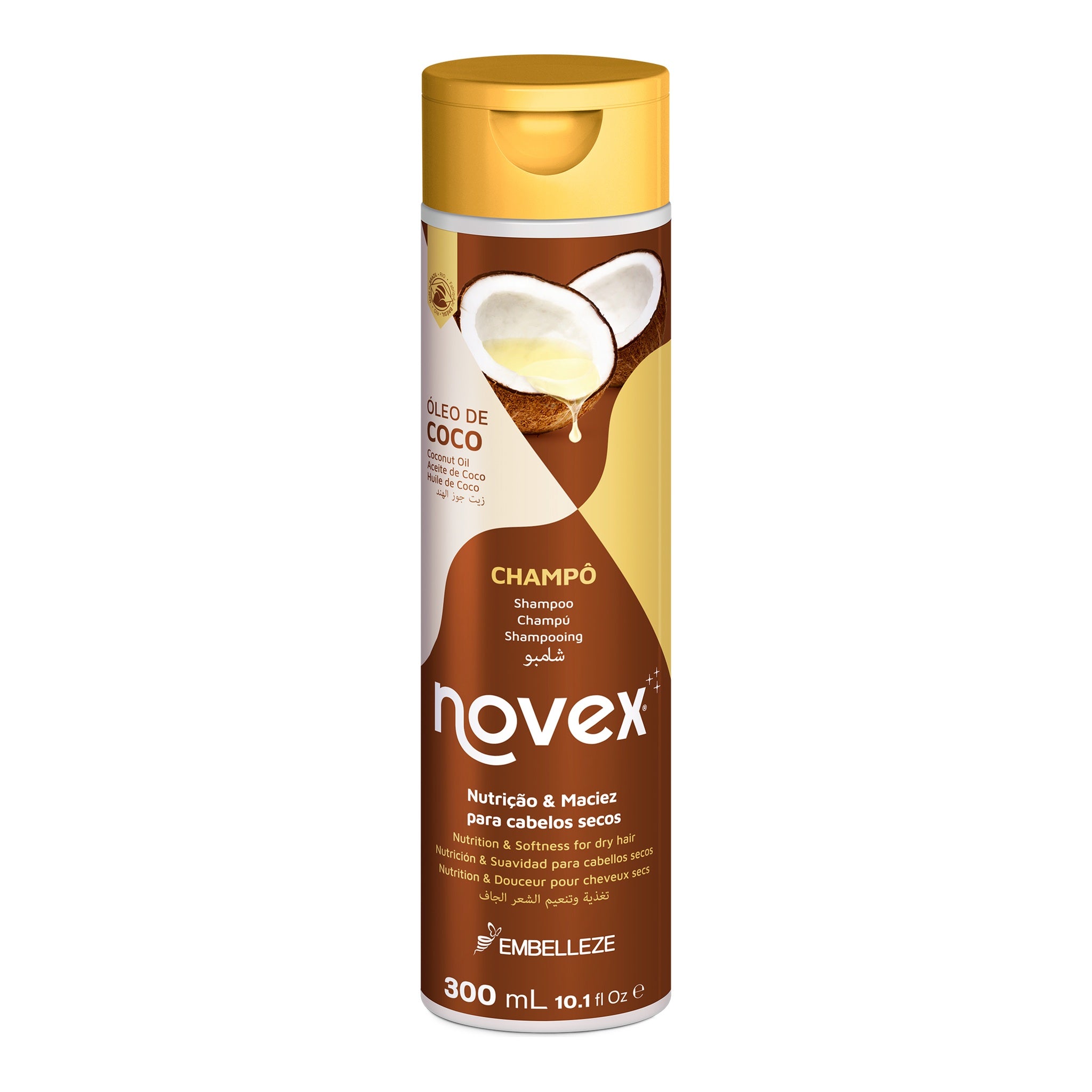 Novex Óleo de Coco Shampoo 300ml, foto oficial da marca