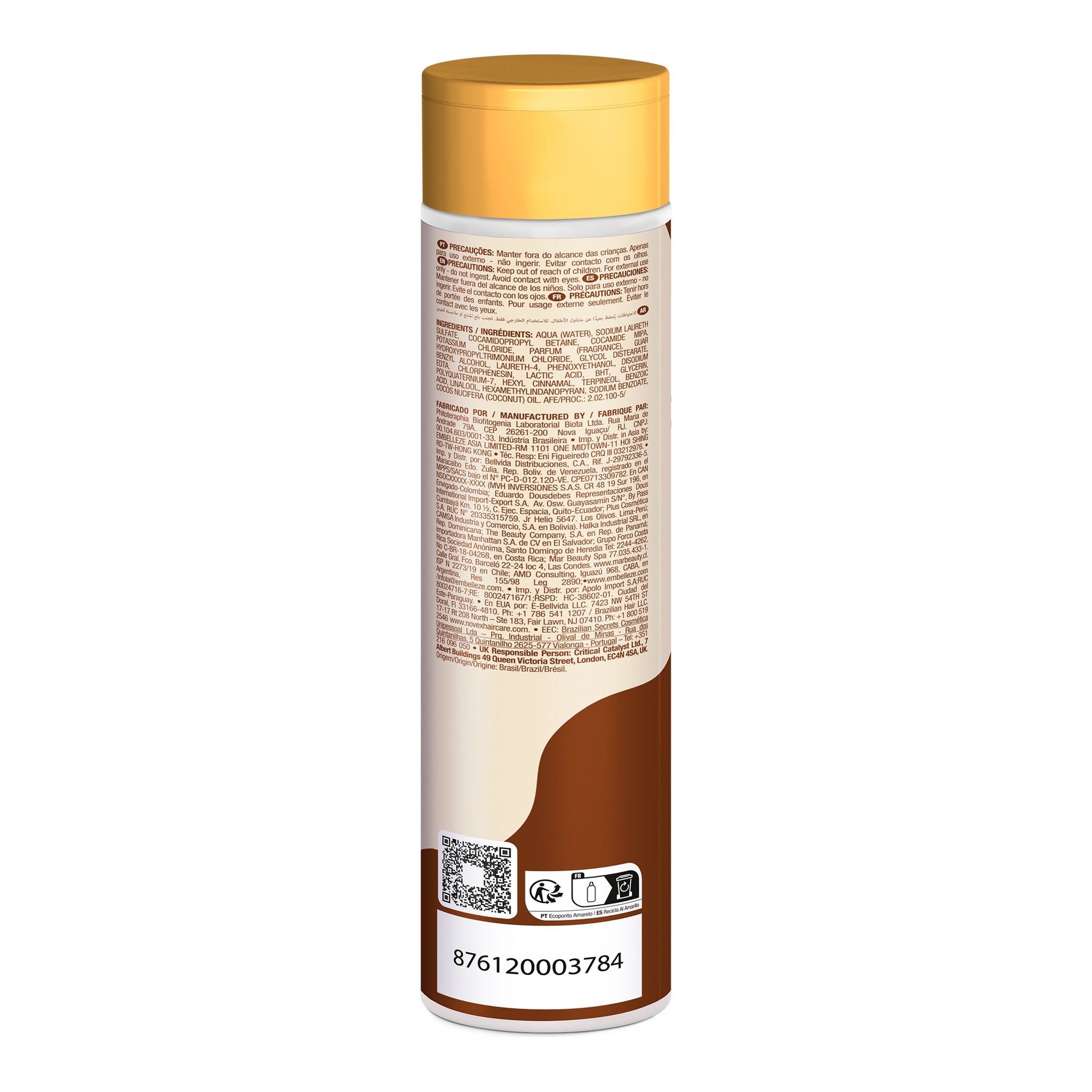 Novex Óleo de Coco Shampoo 300ml, foto oficial da marca