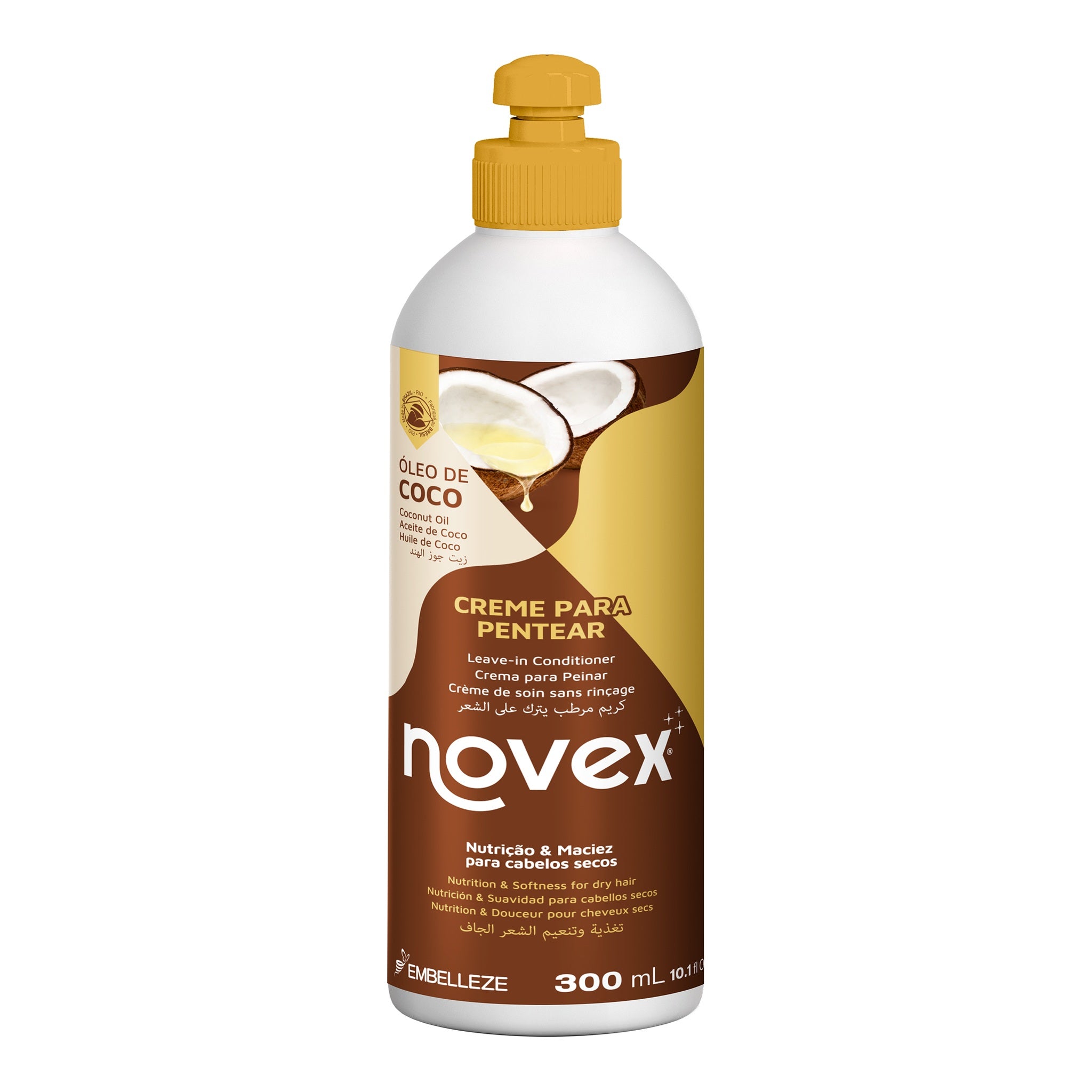 Novex Óleo de Coco Creme de Pentear 300ml, foto oficial da marca