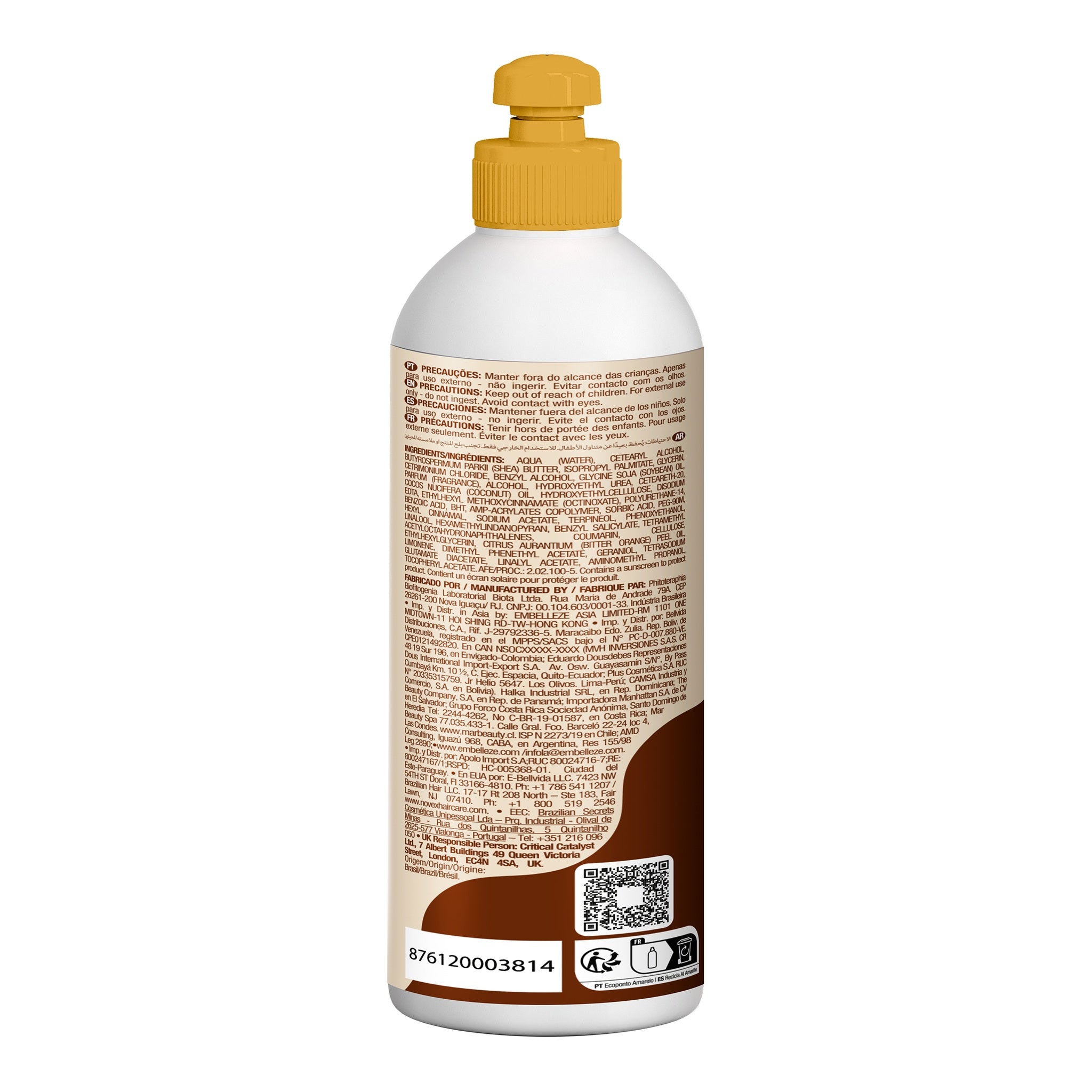 Novex Óleo de Coco Creme de Pentear 300ml, foto oficial da marca
