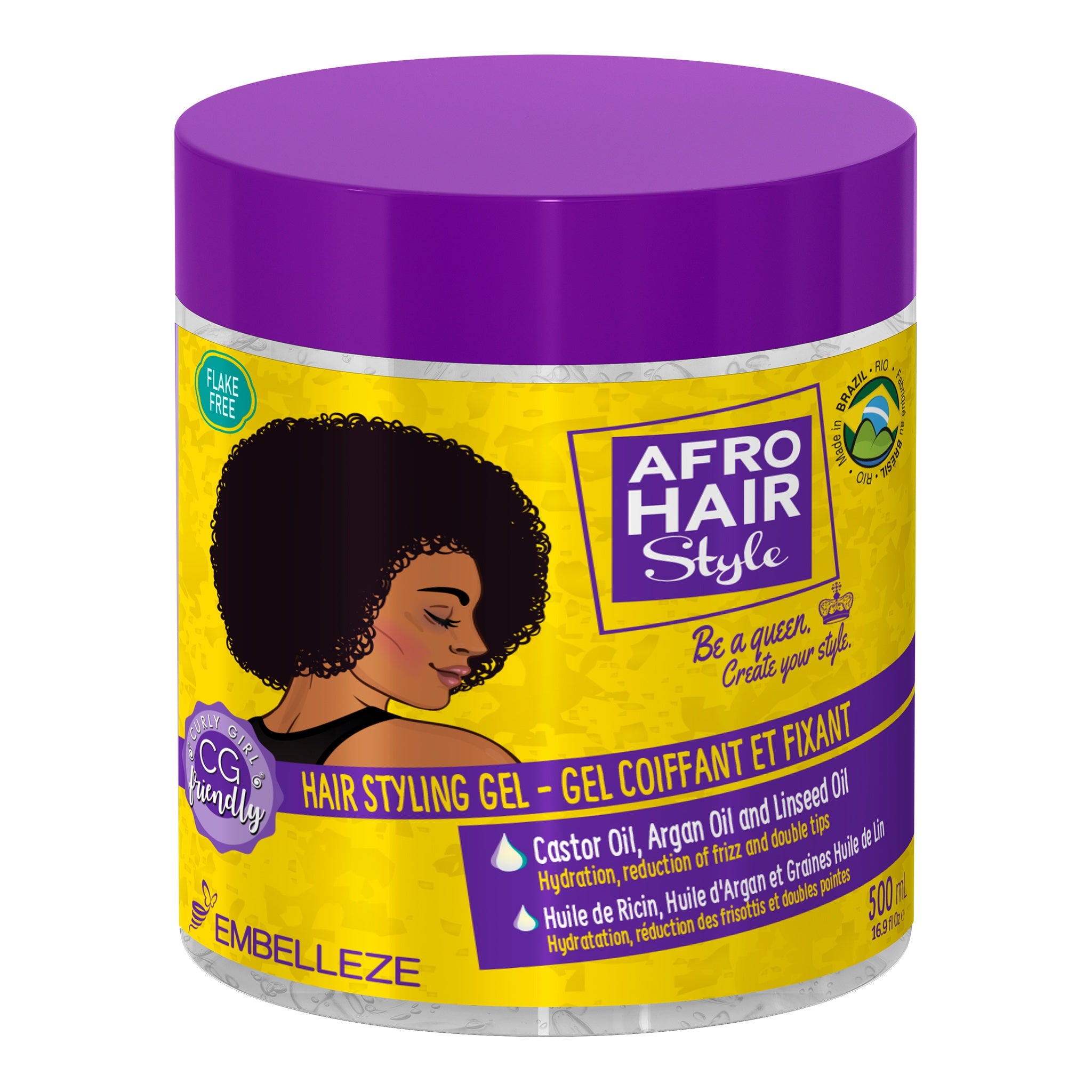 Novex AfroHair Gel Modelador 500ml — foto oficial da marca