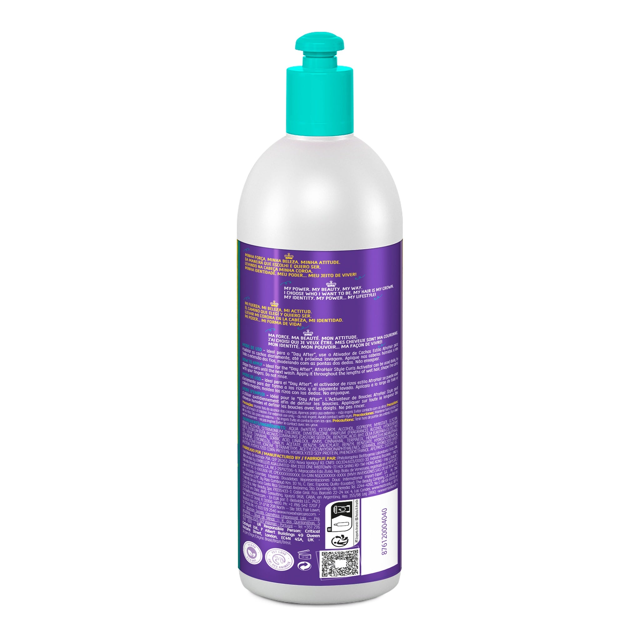 Novex AfroHair Ativador de Caracóis 500ml — foto oficial da marca