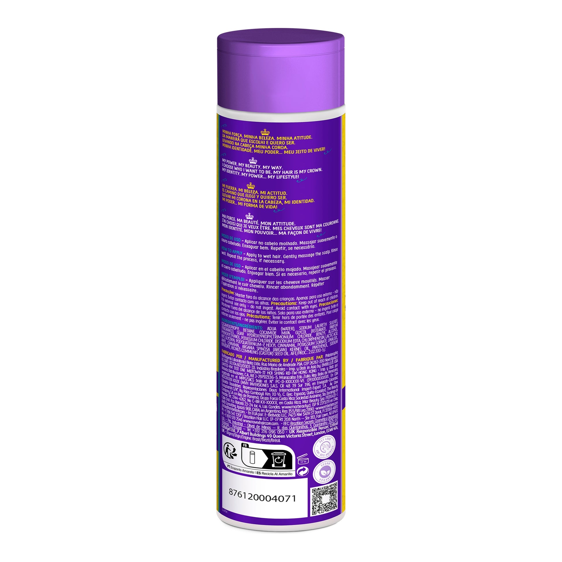 Novex AfroHair Shampoo 300ml, foto oficial da marca
