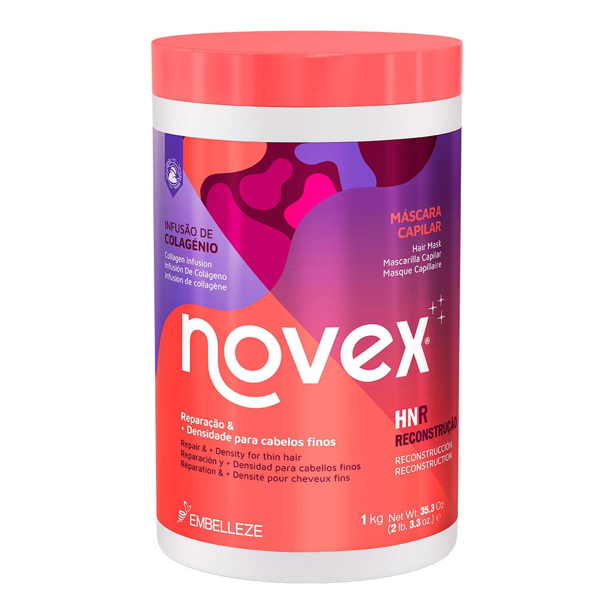 Novex Infusão de Colagénio Máscara 1kg — foto oficial da marca