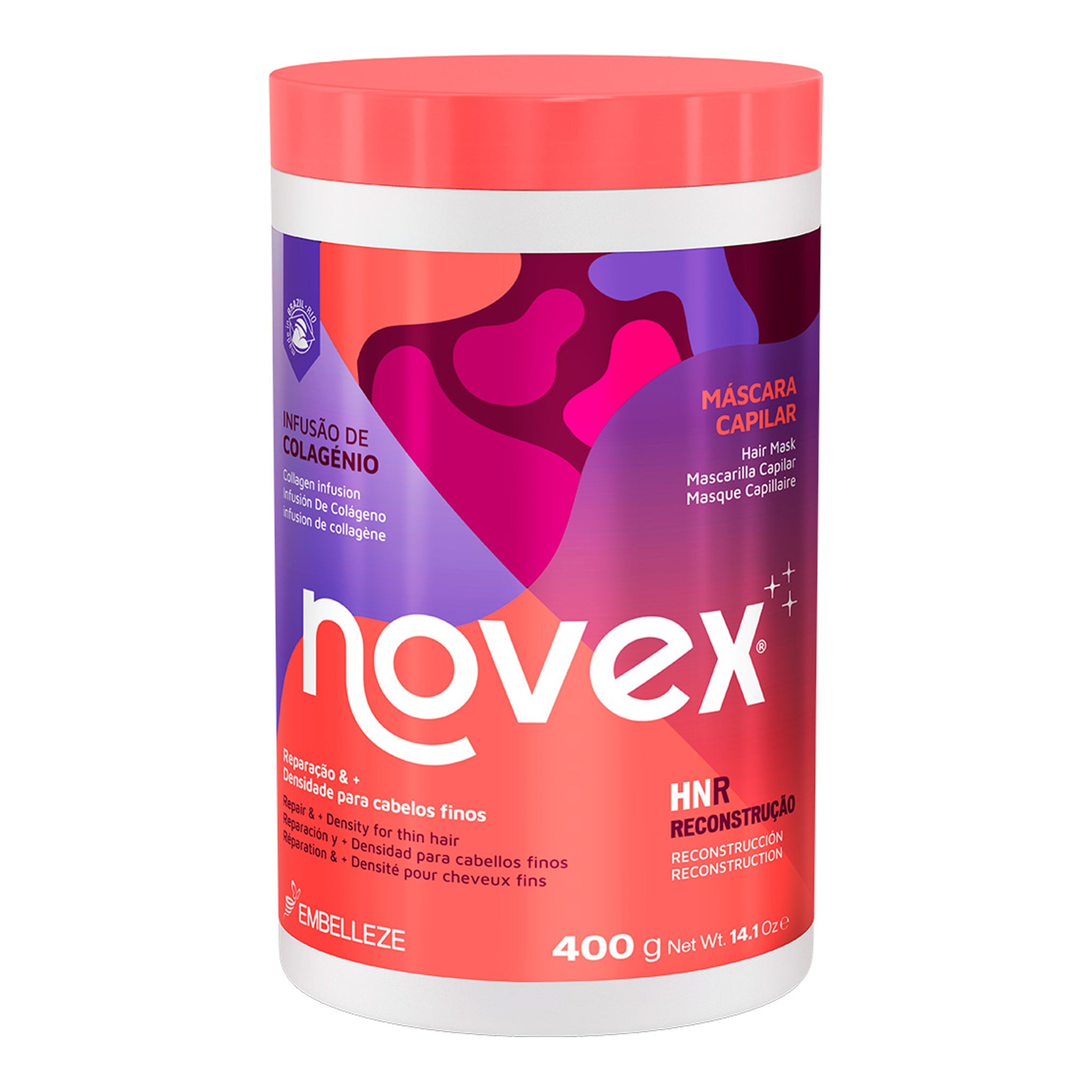 Novex Infusão de Colagénio Máscara 400g — foto oficial da marca