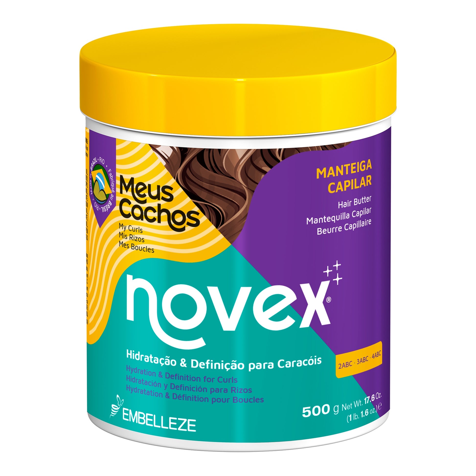 Novex Meus Cachos Manteiga 500g, foto oficial da marca