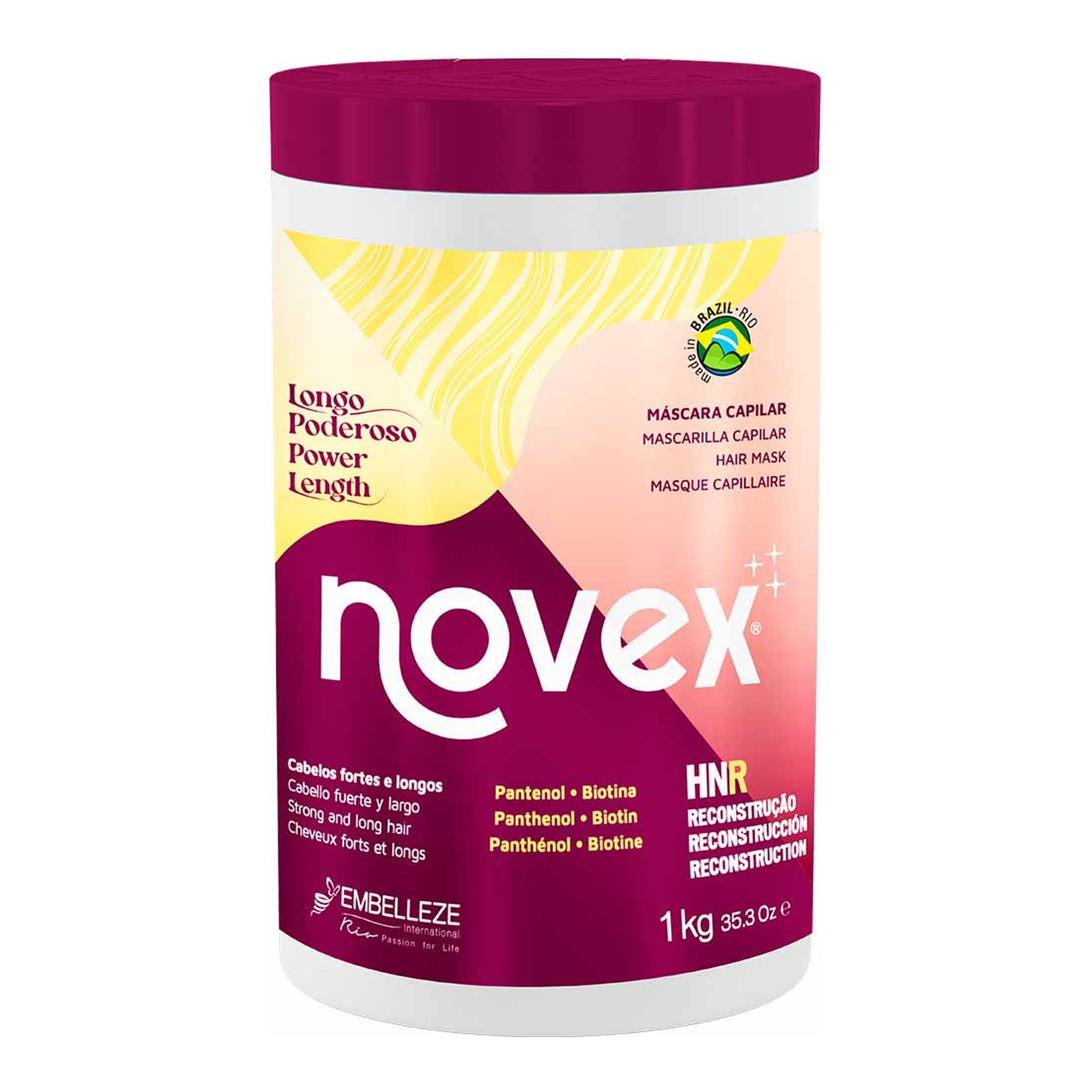 Novex Longo Poderoso Máscara 1Kg — foto oficial da marca