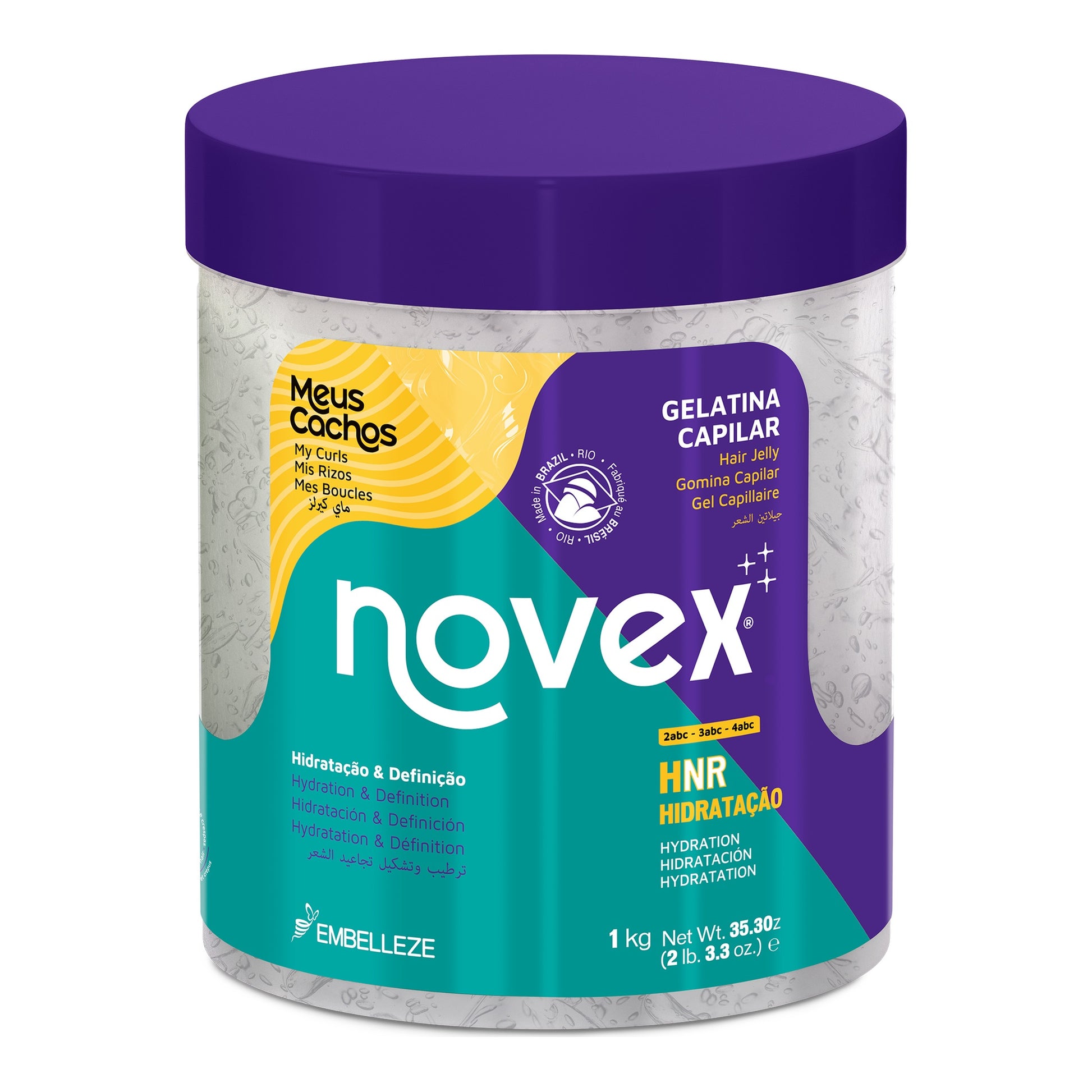 Novex Meus Cachos Gelatina  1kg, foto oficial da marca