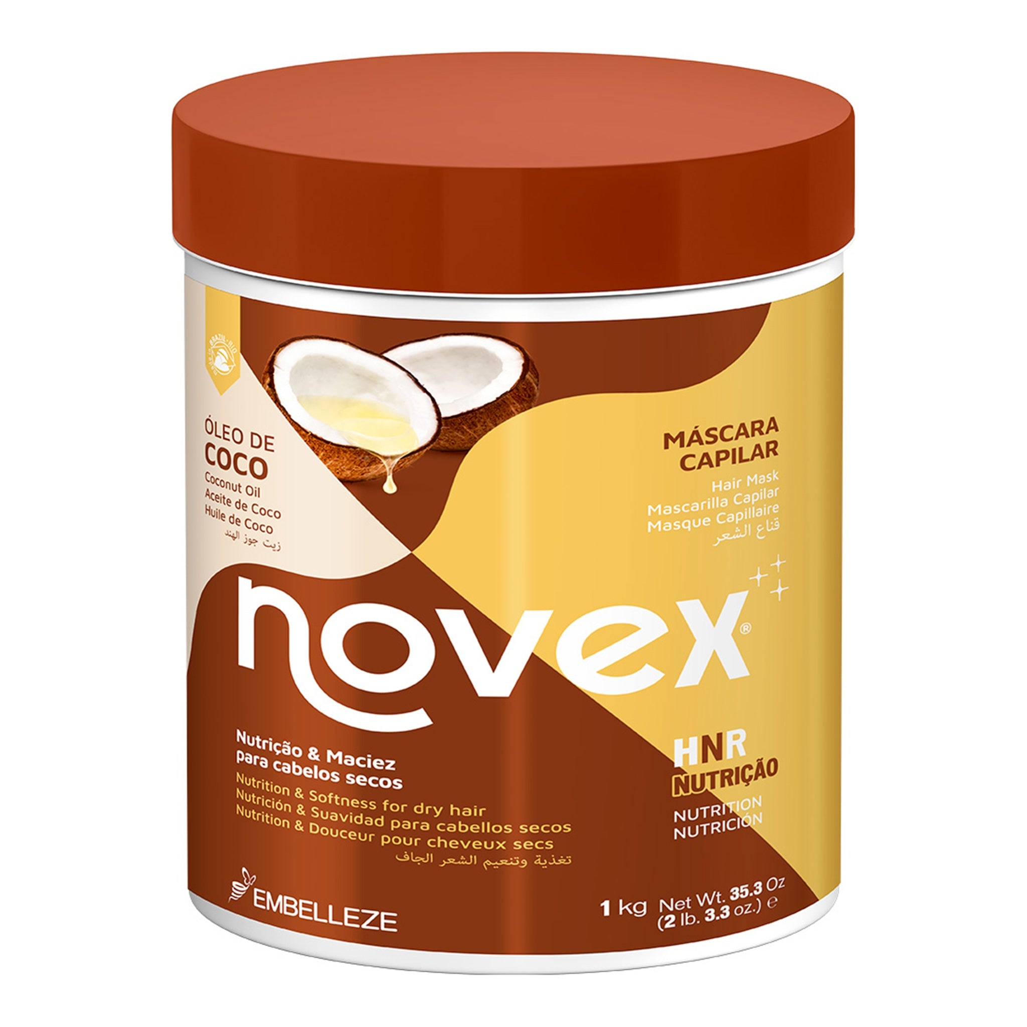 Novex Óleo de Coco Creme de Pentear 1kg, foto oficial da marca