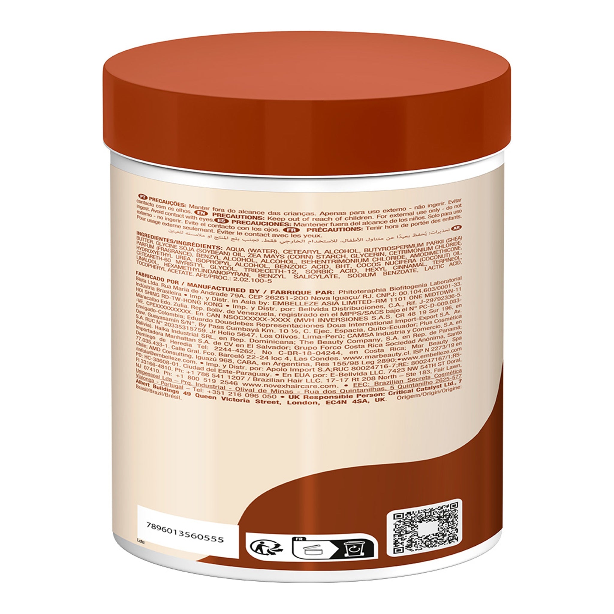Novex Óleo de Coco Creme de Pentear 1kg, foto oficial da marca