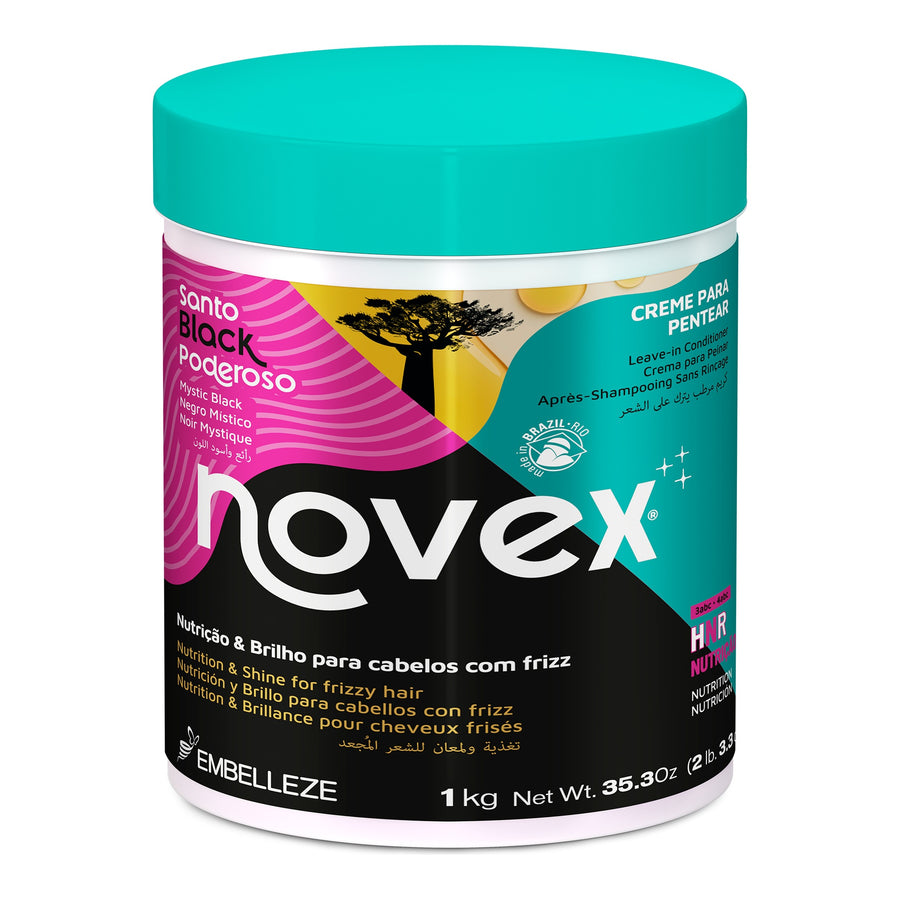 Novex Santo Black Poderoso Crema Para Pentear 1kg, foto oficial da marca