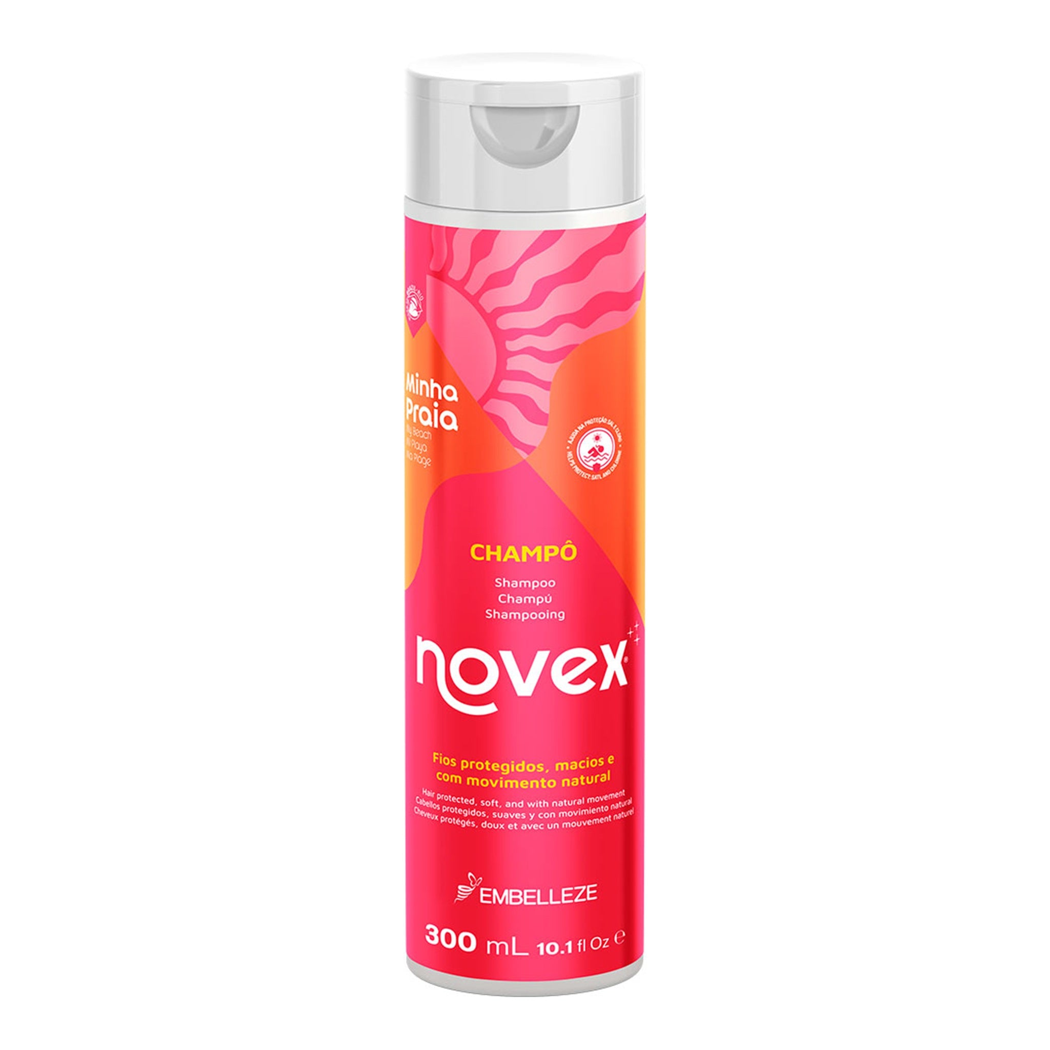 Novex Minha Praia Shampoo 300ml, foto oficial da marca