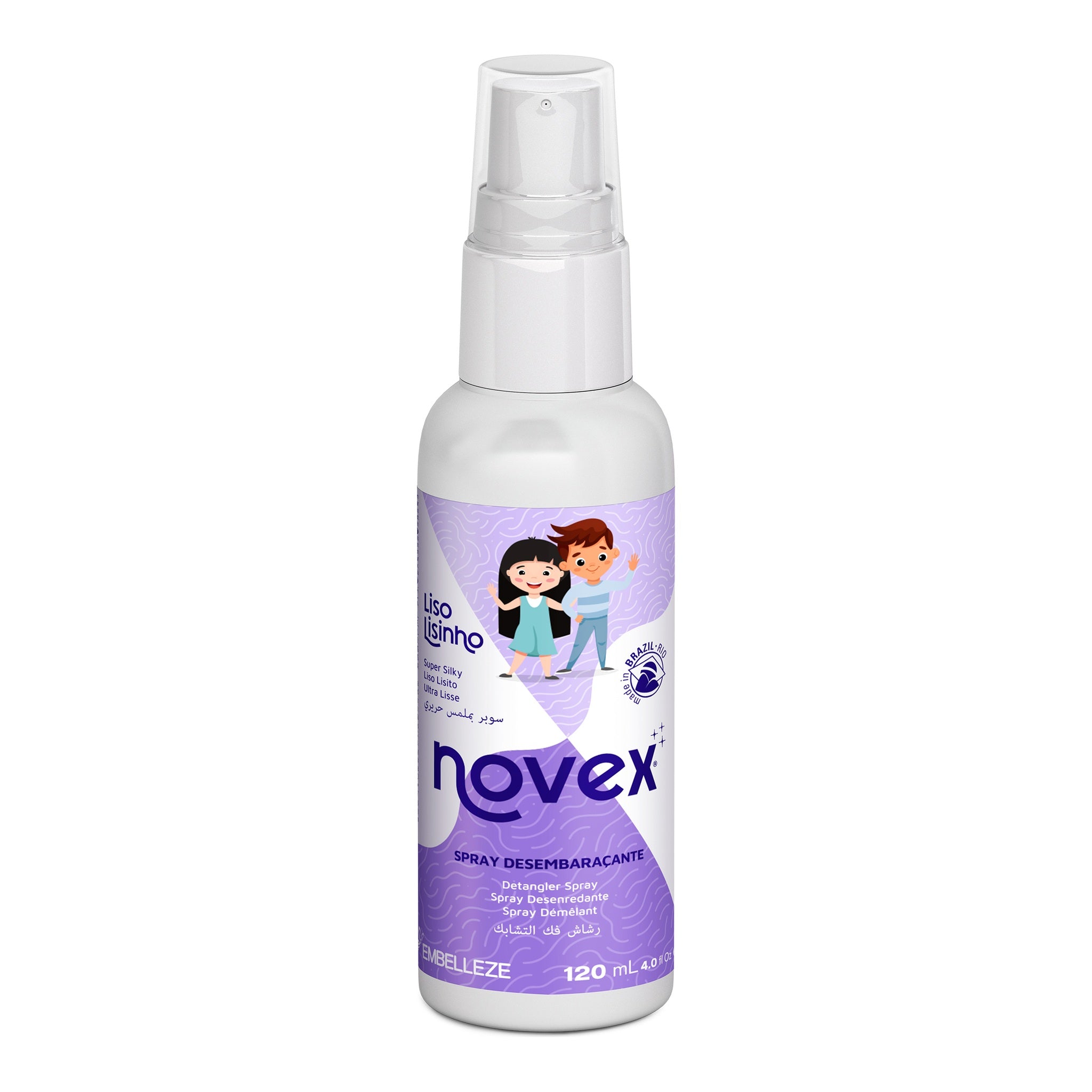 Novex Liso Lisinho Spray Desembaraçante 300ml — foto oficial da marca
