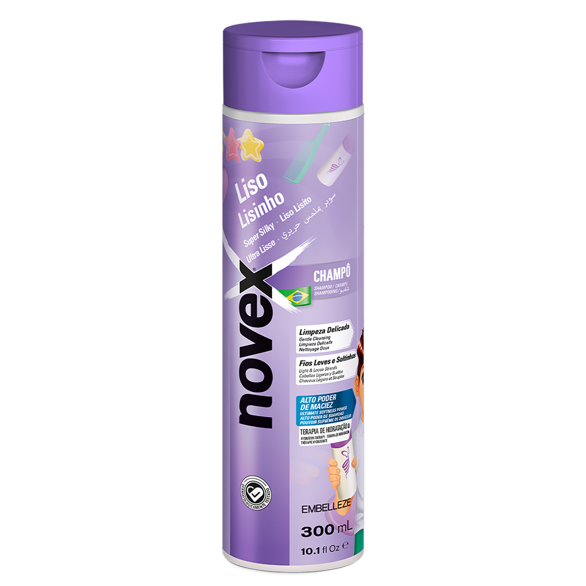 Novex Liso Lisinho Shampoo 300ml