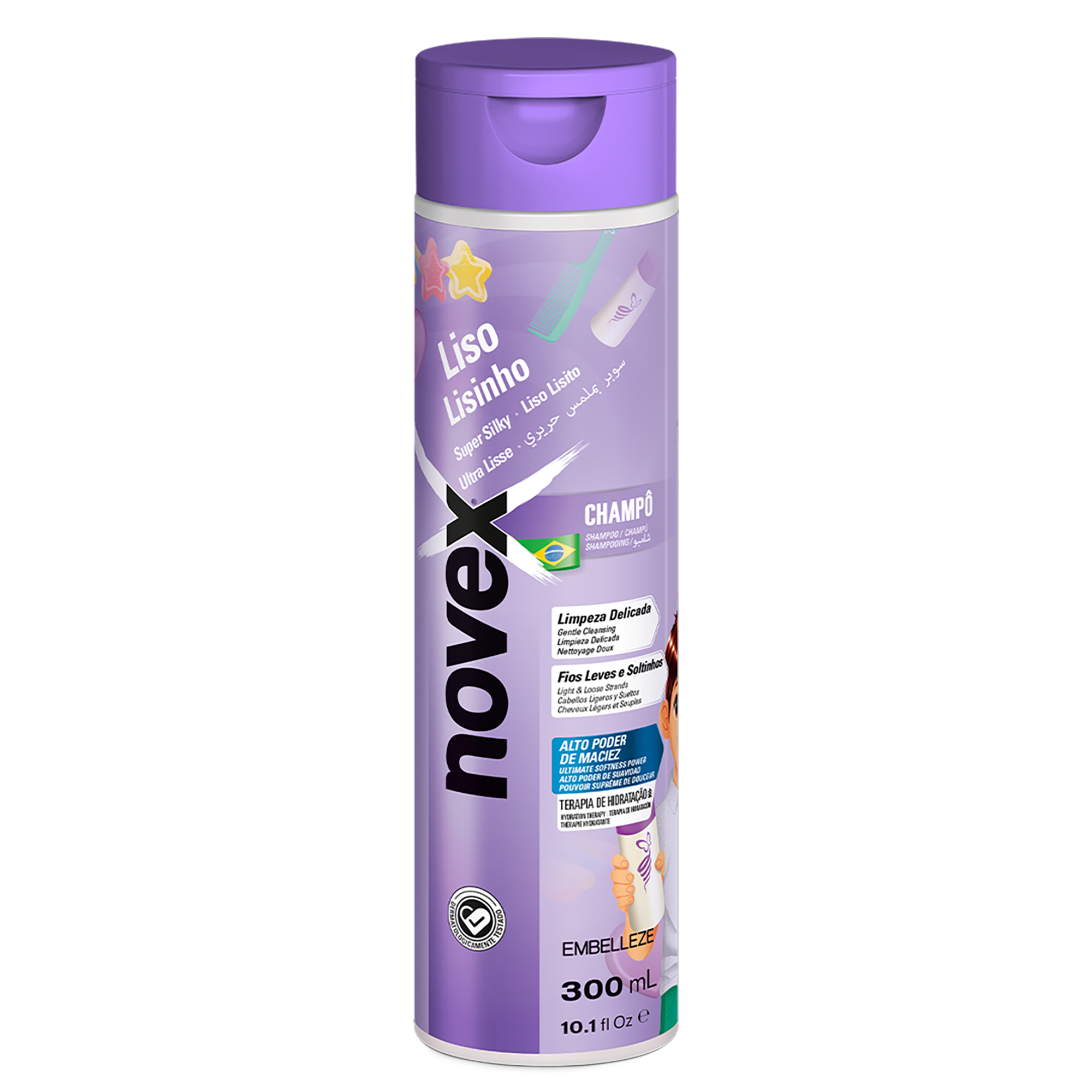 Novex Liso Lisinho Shampoo 300ml
