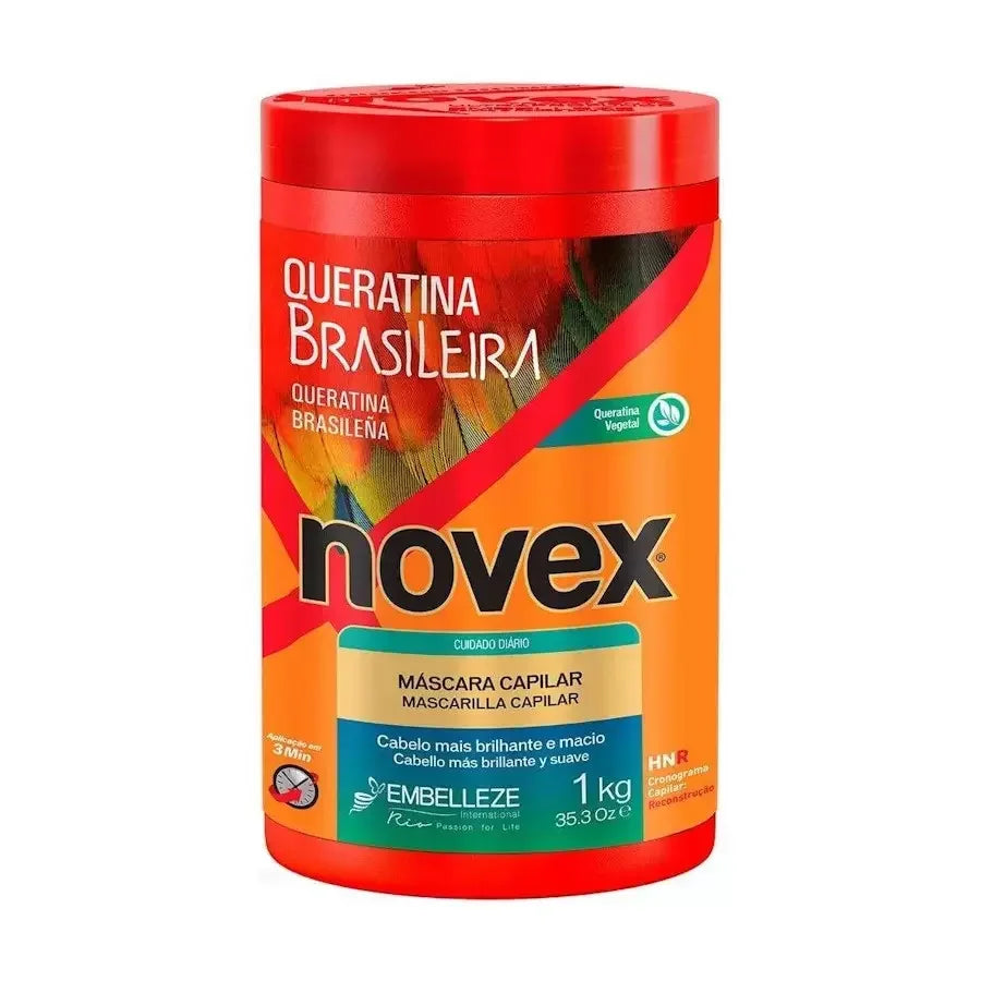Novex Queratina Brasileira Máscara 1Kg - Ilha dos cosméticos