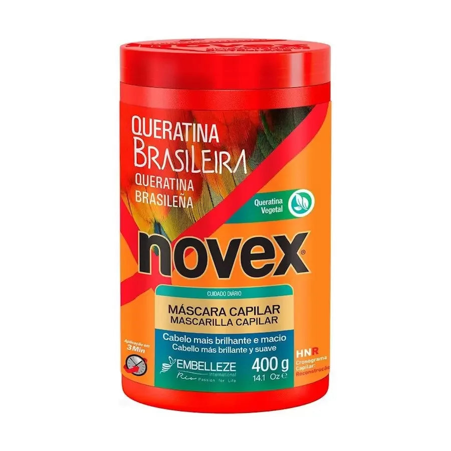 Novex Queratina Brasileira Máscara 400g - Ilha dos cosméticos