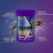 Benefícios da Novex Reposição de Massa: força, elasticidade e brilho