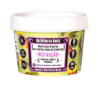 Lola Be(M)Dita Ghee Máscara Nutrição Abacaxi E Manteiga De Bacuri 100g - Ilha dos cosméticos