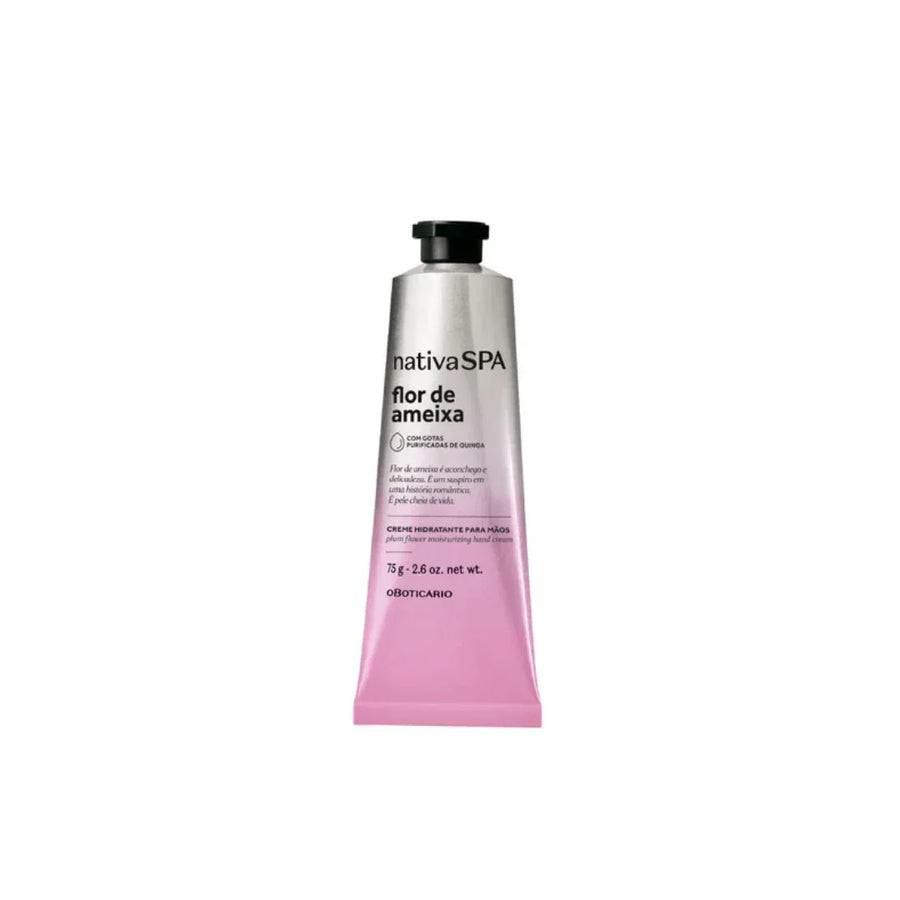 O Boticário Creme de Mãos Nativa Spa Flor de Ameixa 75g - Ilha dos cosméticos