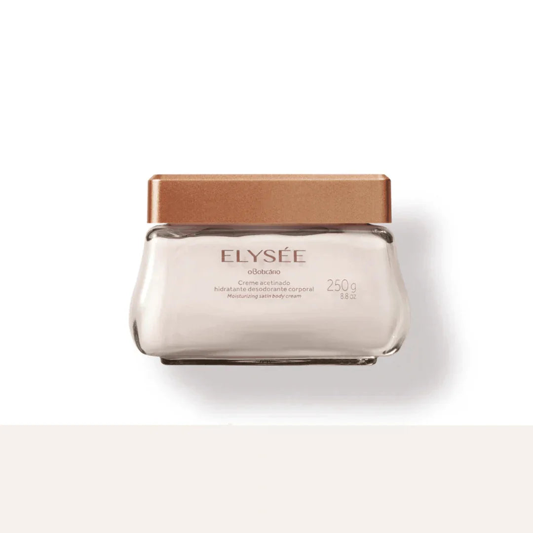 O Boticário Elysée Creme Hidratante Acetinado 250g - Ilha dos cosméticos