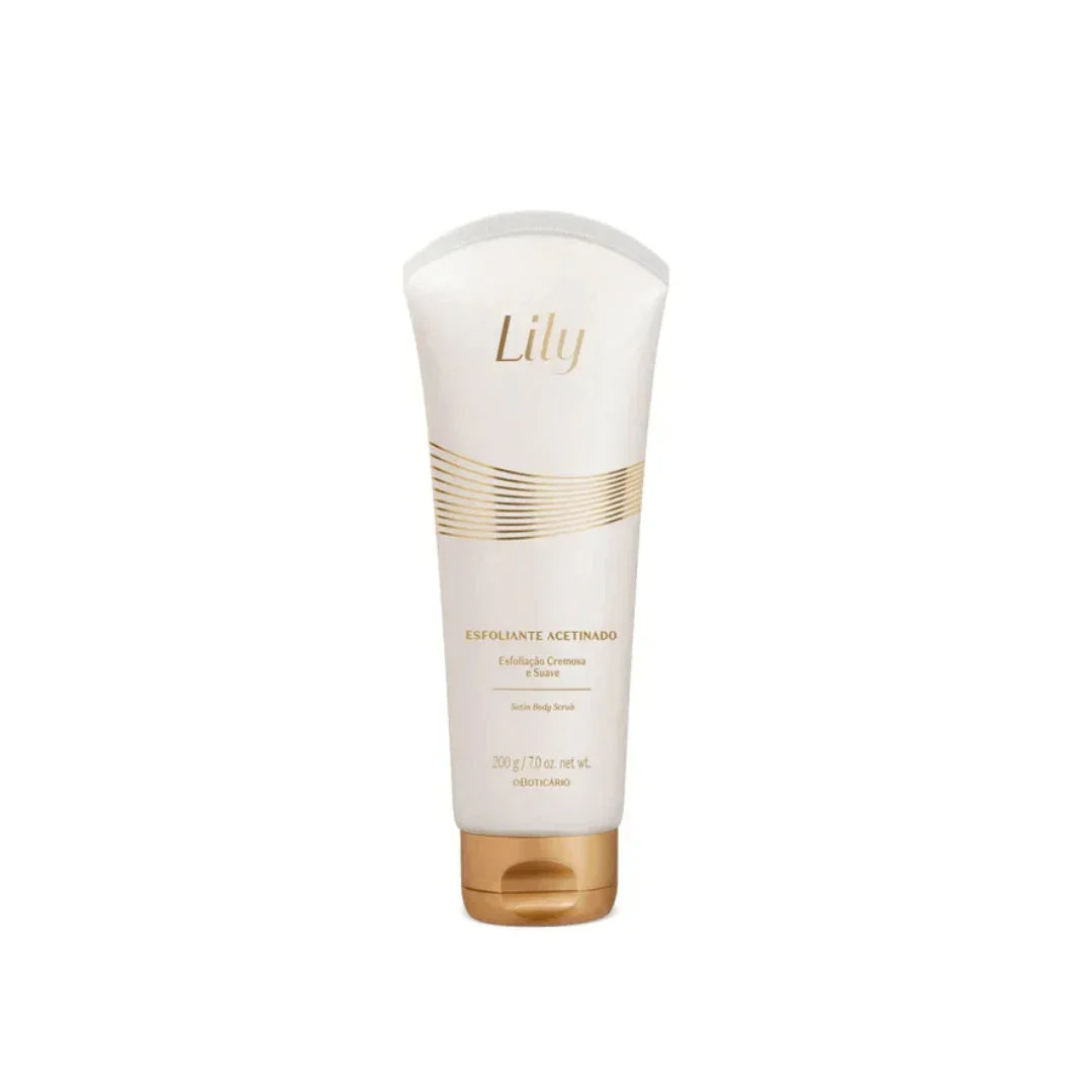 O Boticário Lily Esfoliante Acetinado 200g - Ilha dos cosméticos