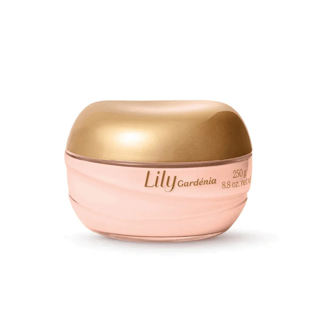O Boticário Lily Gardénia Creme Hidratante Acetinado 75ml - Ilha dos cosméticos