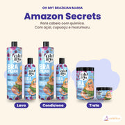 A linha Oh My! Brazilian Mania Amazon Secrets completa