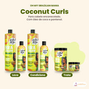 A linha Oh My! Brazilian Mania Coconut Curls completa