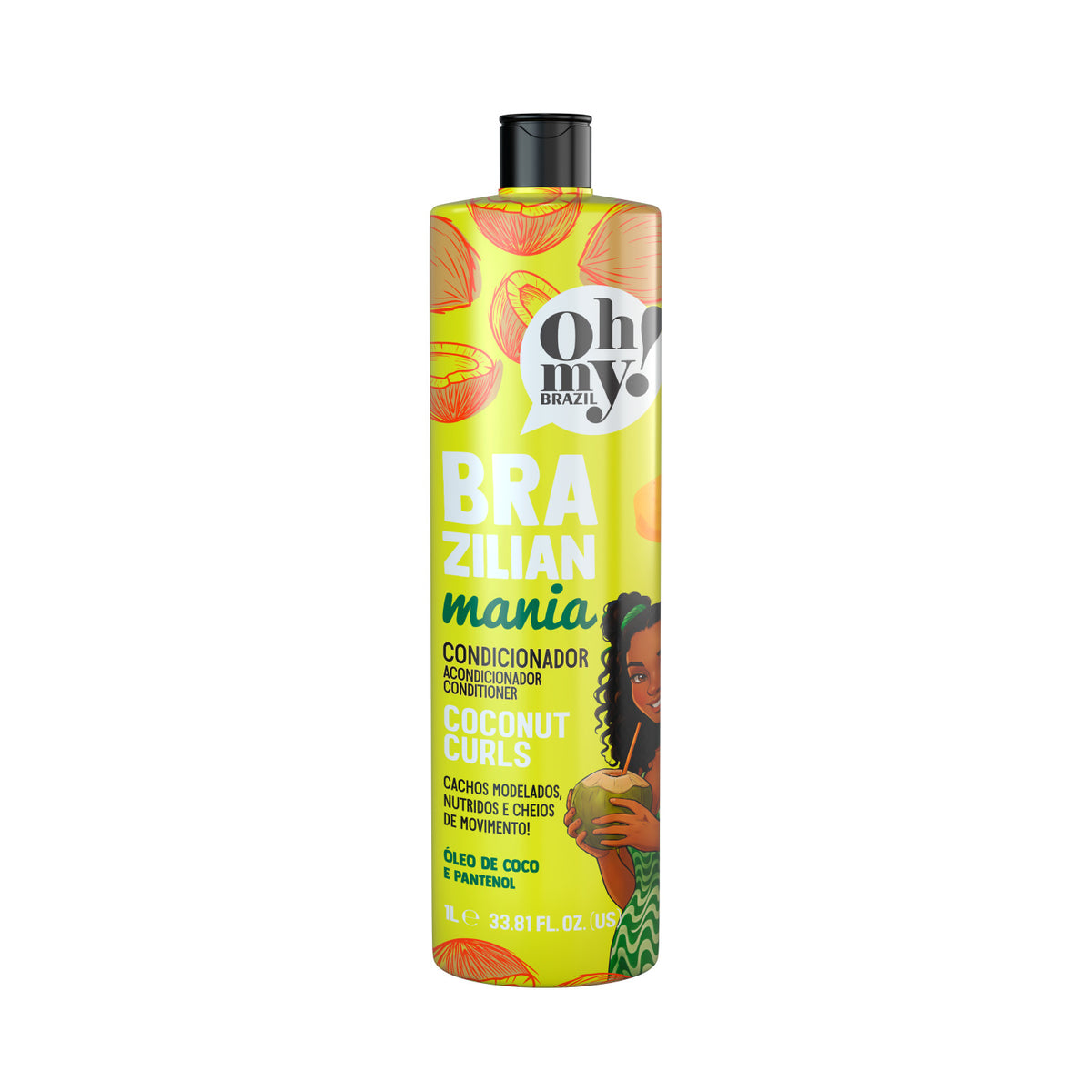 Oh My! Brazilian Mania Coconut Curls Condicionador Definição de Caracóis 1L