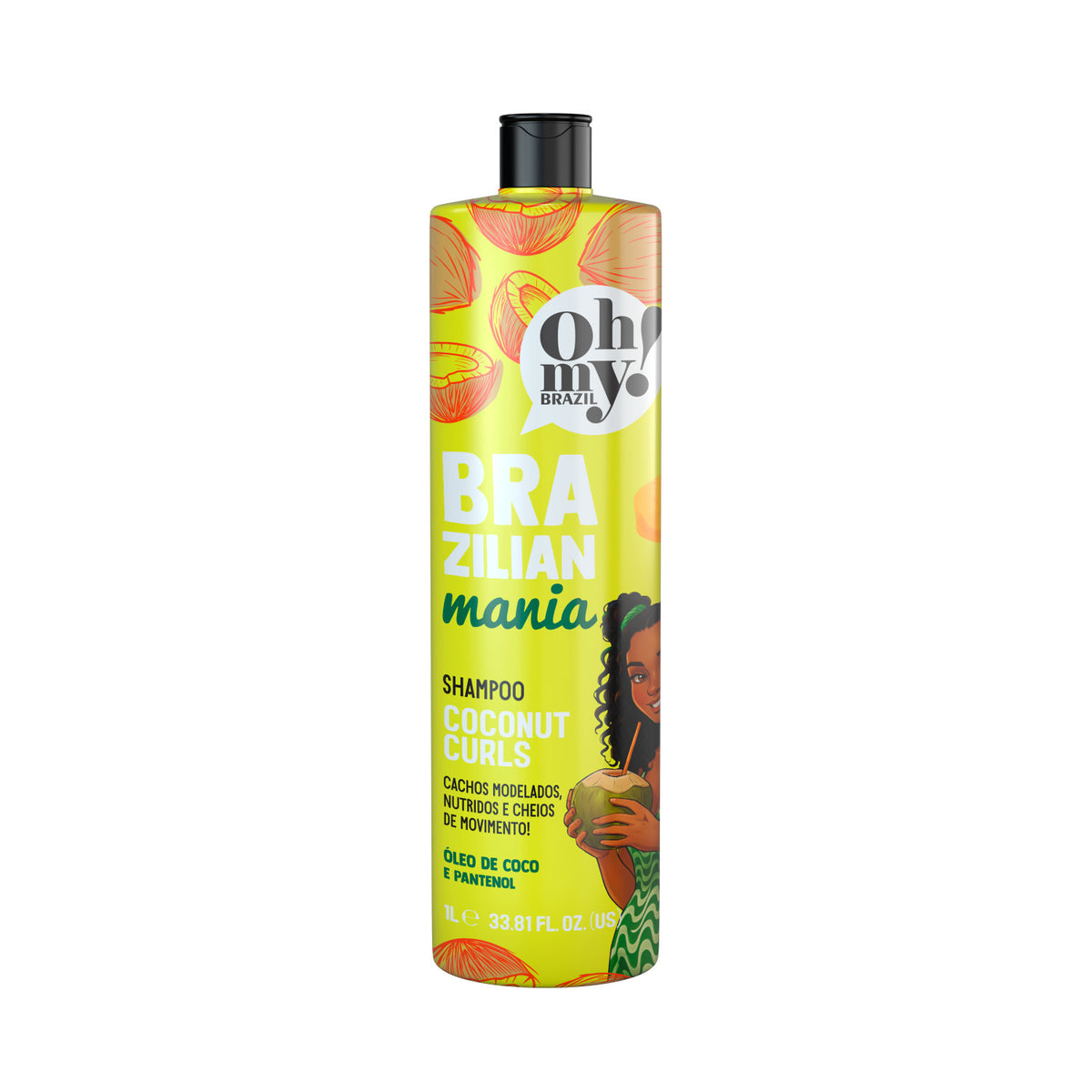 Oh My! Brazilian Mania Coconut Curls Shampoo Definição de Caracóis 1L
