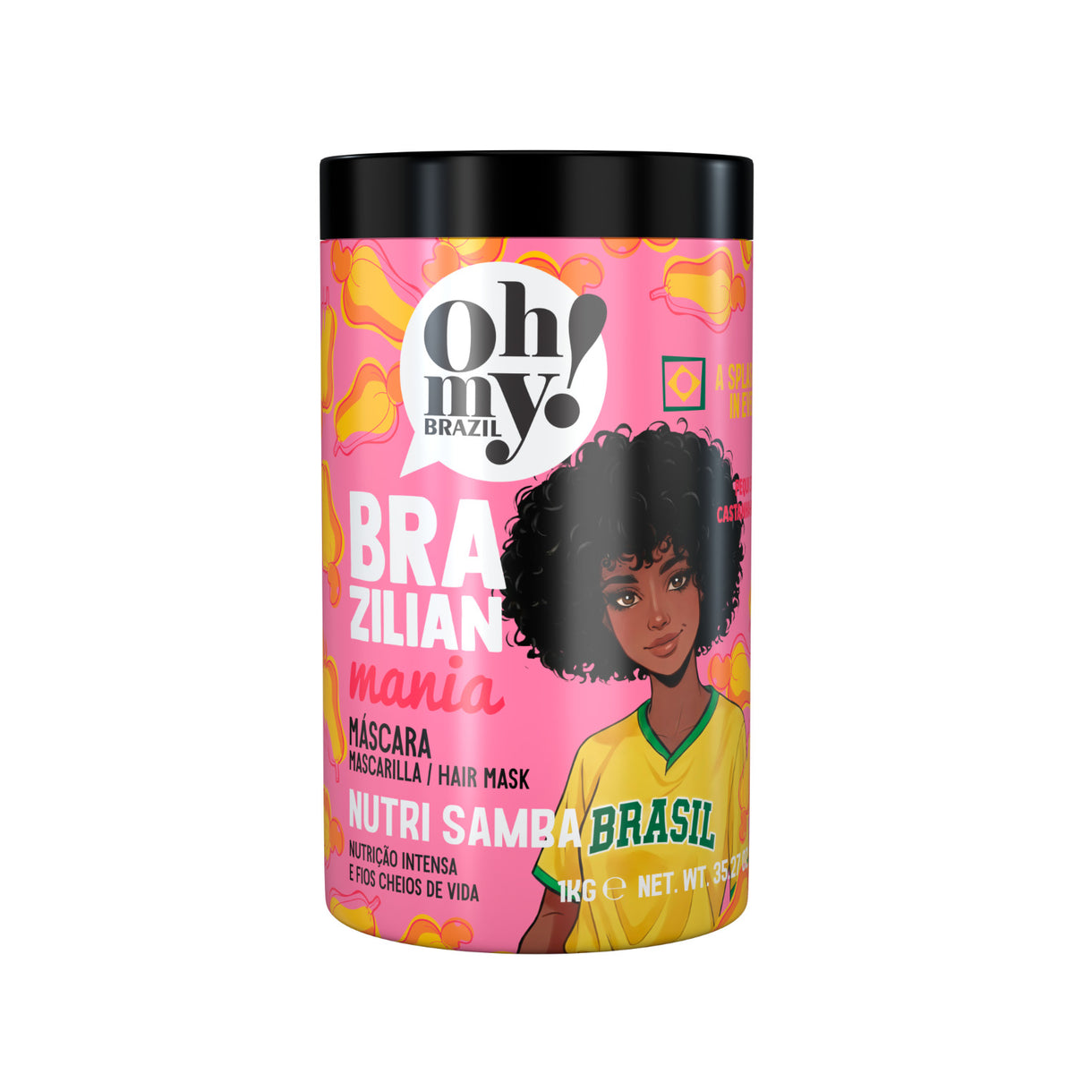 Oh My! Brazilian Mania Nutri Samba Máscara Nutrição Intensa 1kg