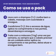 Como se usa o Pack Amazon Secrets: shampoo, condicionador e máscara