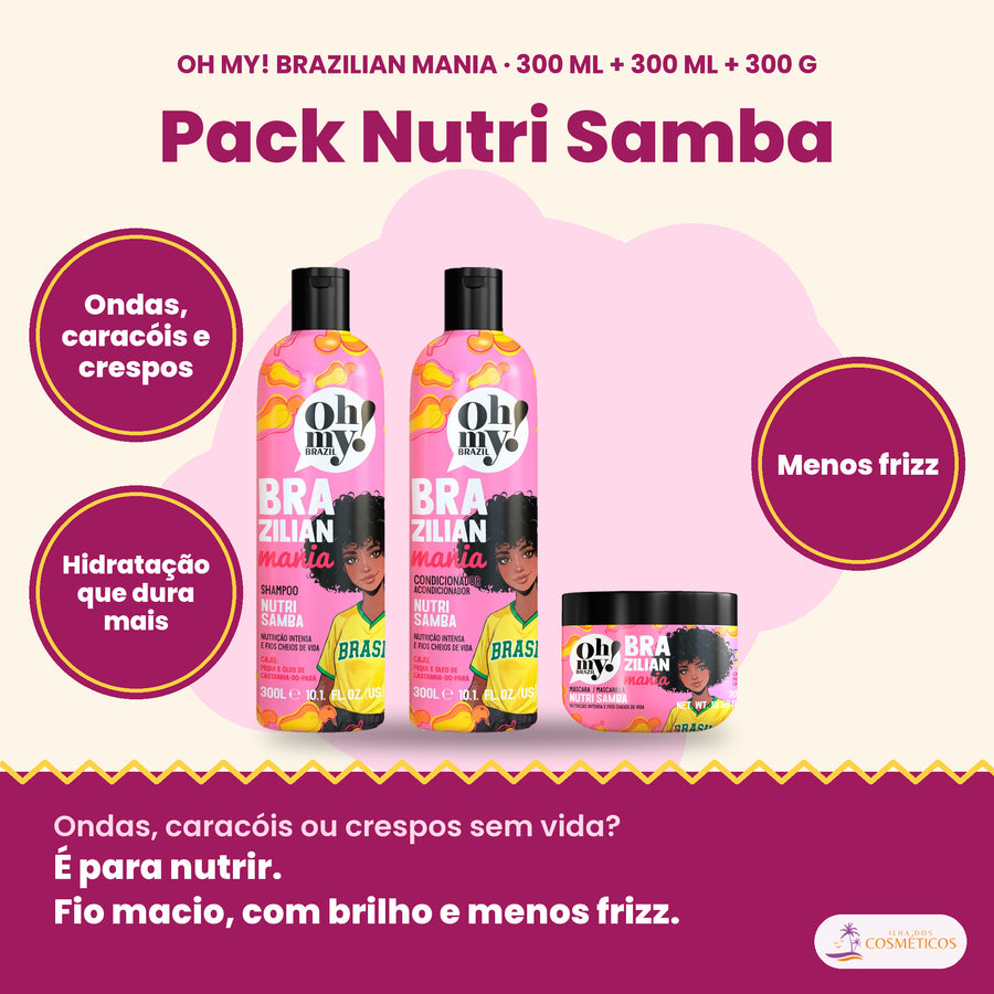 Pack Nutri Samba 300 ml: para quem é e o que faz