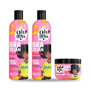Pack Oh My! Brazilian Mania Nutri Samba: shampoo, condicionador e máscara de 300 ml e 300 g