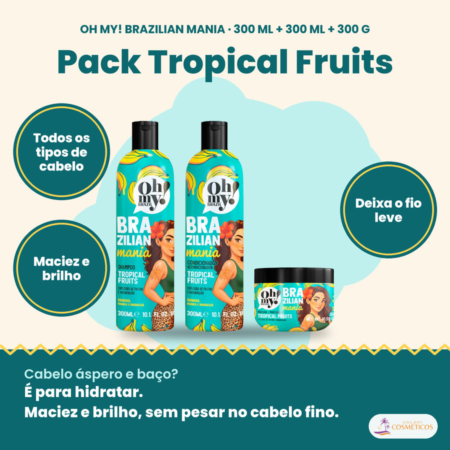 Pack Tropical Fruits 300 ml: para quem é e o que faz