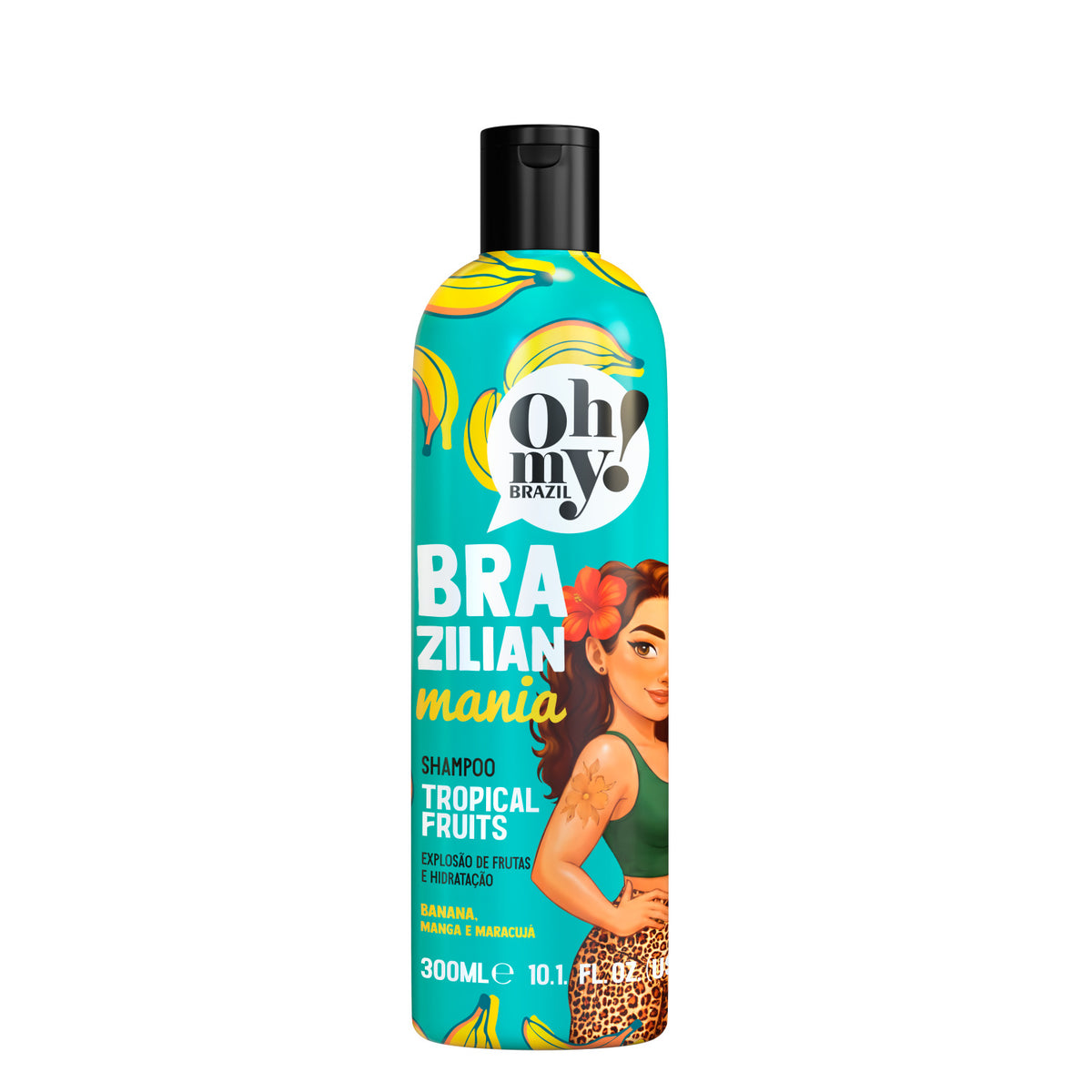 Oh My! Brazilian Mania Tropical Fruits Shampoo Hidratação 300ml
