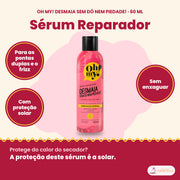 Sérum Reparador Desmaia Oh My! 60 ml: para as pontas duplas e o frizz, com proteção solar, sem enxaguar
