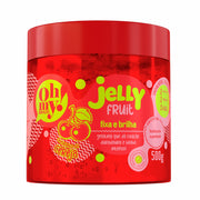 Oh My! Jelly Fruit Fixa e Brilha Gelatina de Cereja para Fixação e Brilho 500g